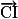 \overrightarrow{\mathrm{CI}}