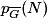 p_{\overline {G}}(N)