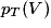p_{T}(V)