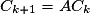 C_{k+1} = AC_k