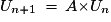 U_{n+1}\,=\,A{\times}U_{n}