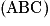 (\mathrm{ABC})
