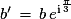 b'\, = \,b\,e^{\mathrm{i}^\frac{\pi}{3}}