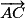 \overrightarrow{AC}