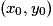 (x_{0},y_{0})
