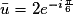 \bar{u}=2e^{-i\frac{\pi }{6}}