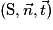 (\mathrm S,\vec{n},\vec{t})