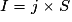 I=j\times S