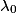 \lambda _{0}