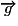 \overrightarrow{g}