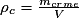 \rho _{c} = \frac{m_{crème}}{V}