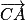\overrightarrow{CA}