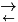 \underset{\leftarrow }{\rightarrow}