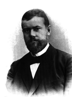 Le sociologue Max Weber